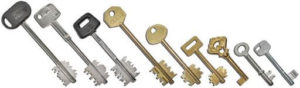 Приклад сейфових ключів